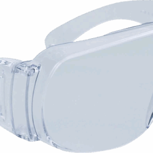 Deltaplus PITON Clear-lens, one peice safety glasses with side shields in a sporty design Pack of 2 goggles